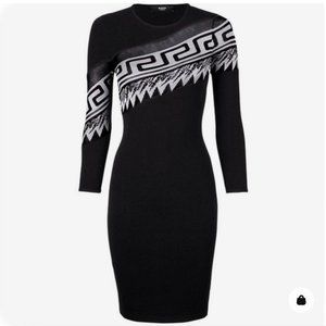 NWT Versus Versace Long Sleeve Bodycon Dress